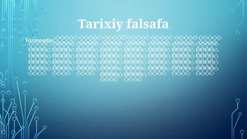 Zamonaviy falsafa