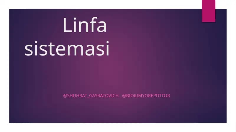 Linfa sistemasi