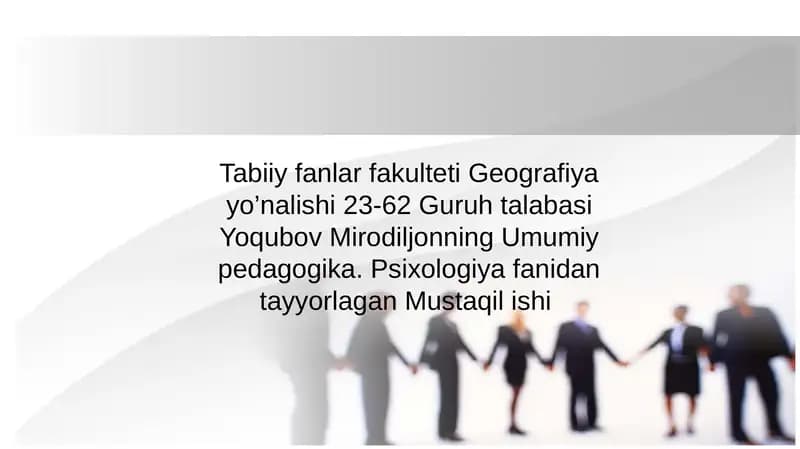 Psixologiya fani