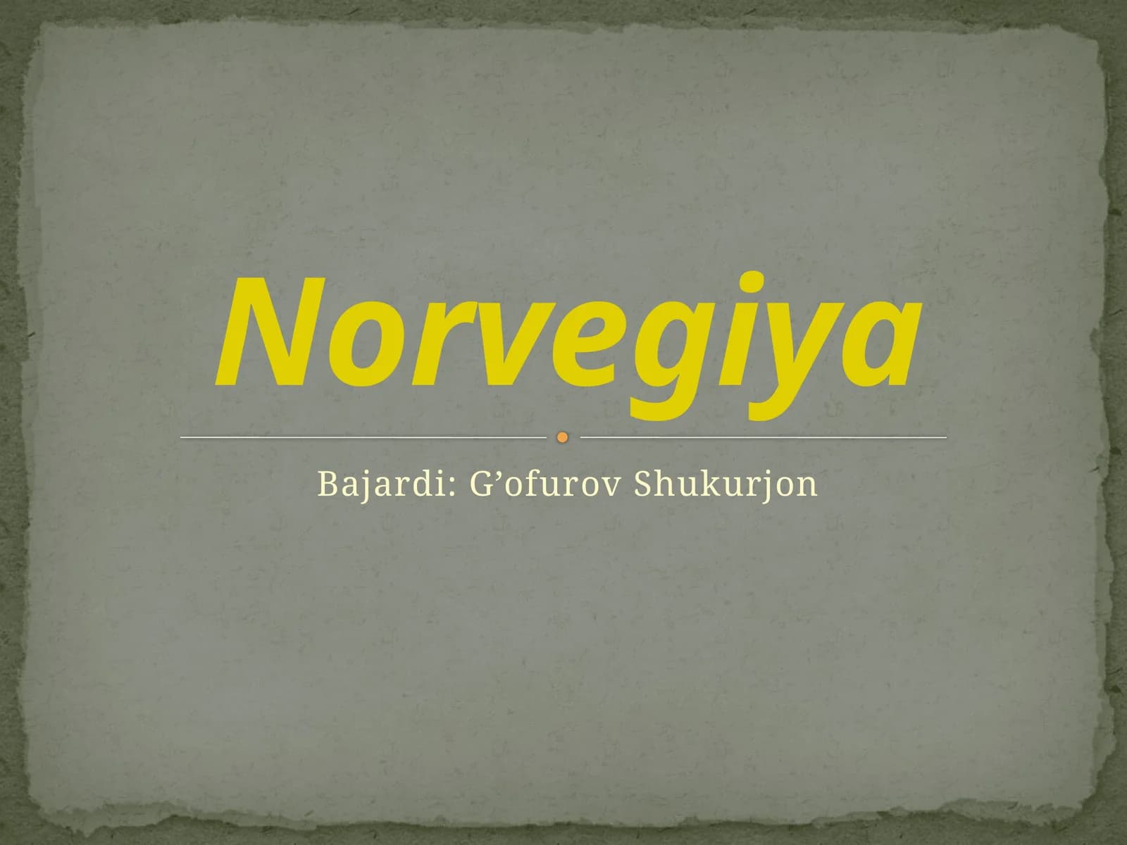 Norvegiya