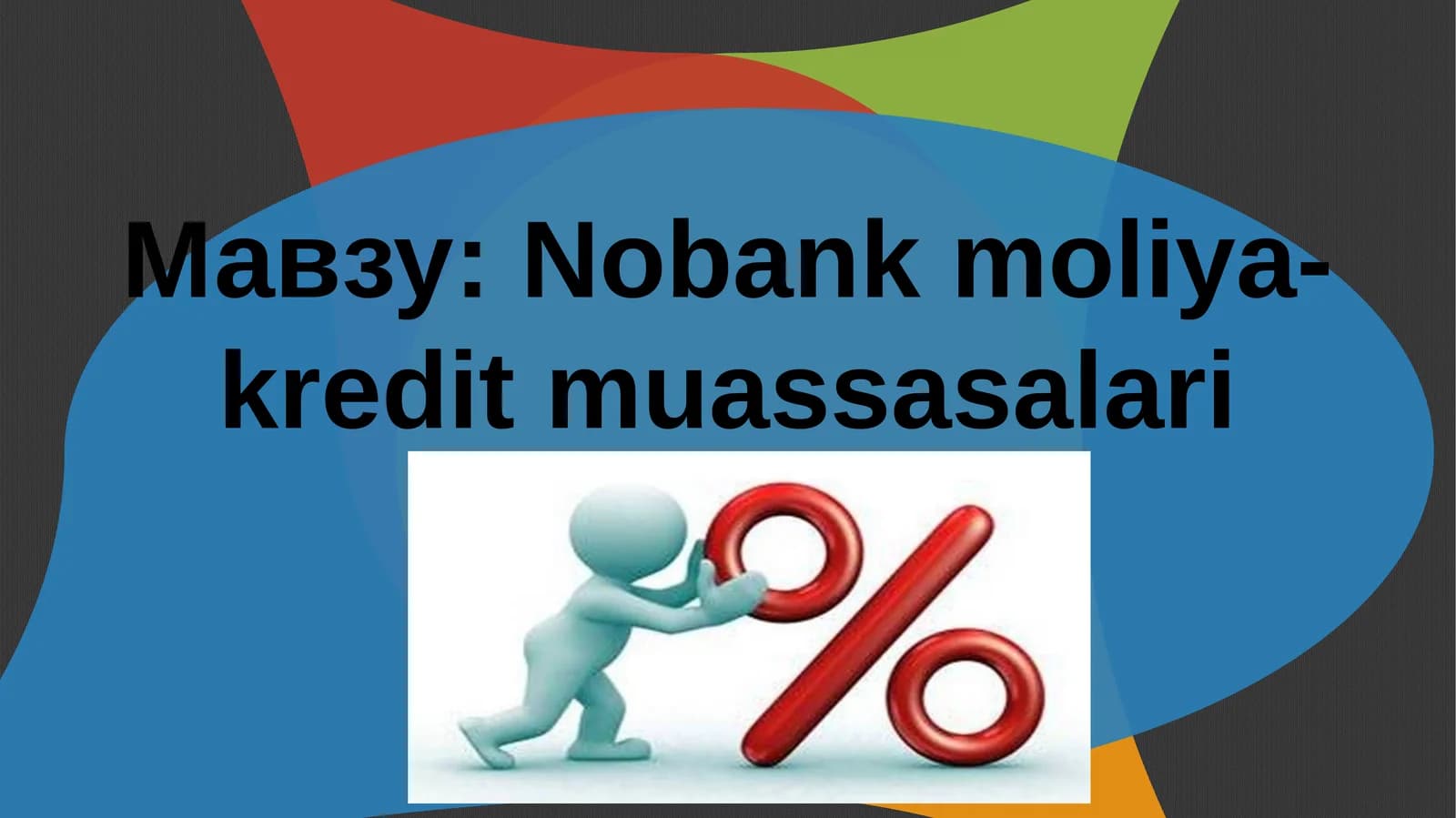 Nobank moliya-kredit muassasalari