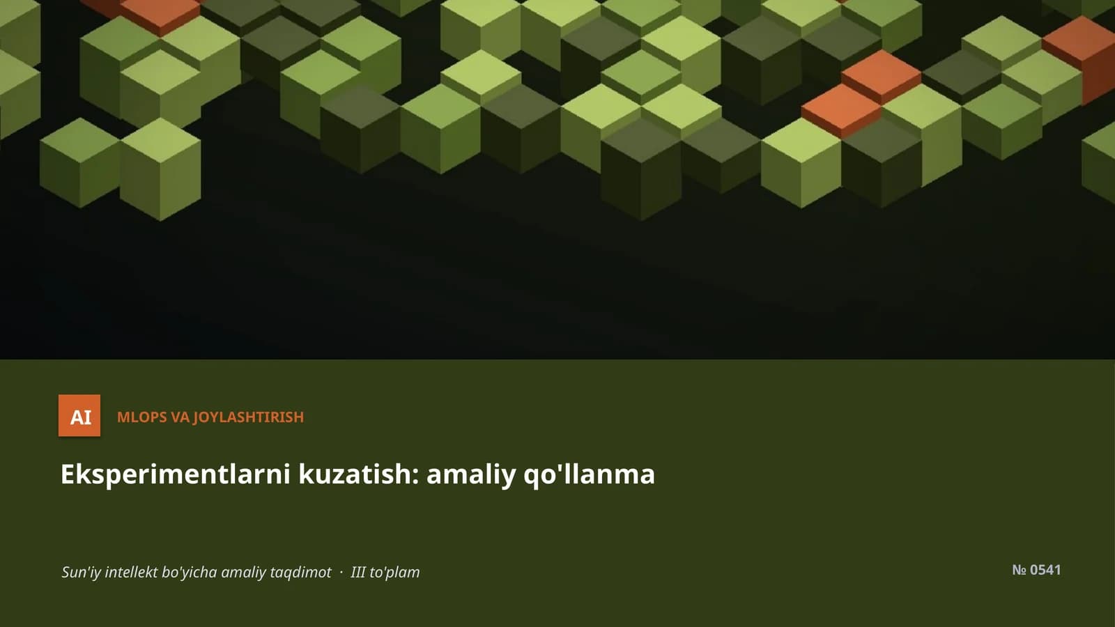 Eksperimentlarni kuzatish: amaliy qo'llanma