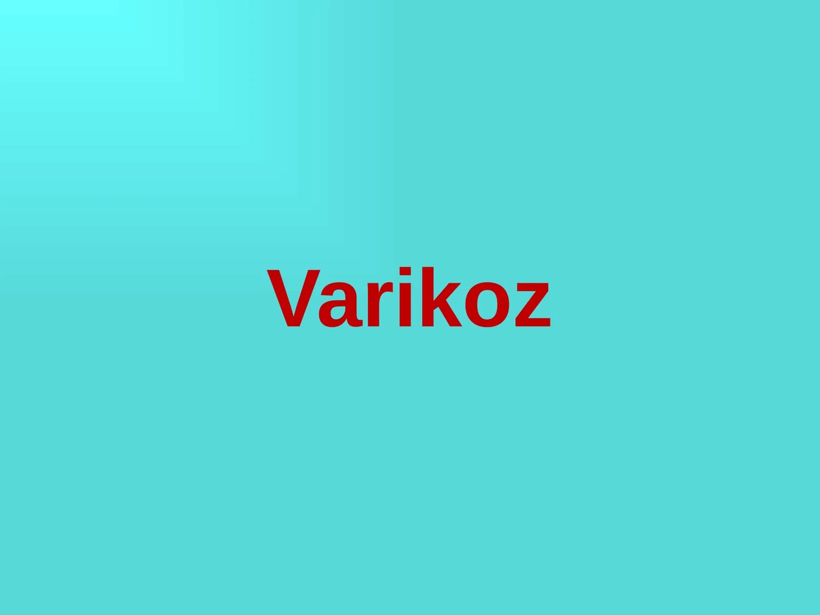 Varikoz yosh fizyologiyasi