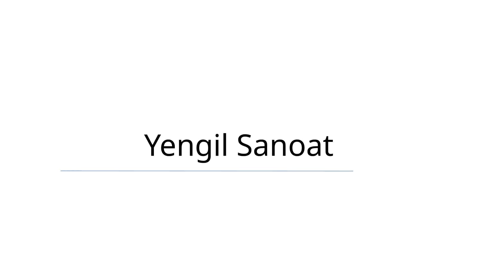 Yengil Sanoat