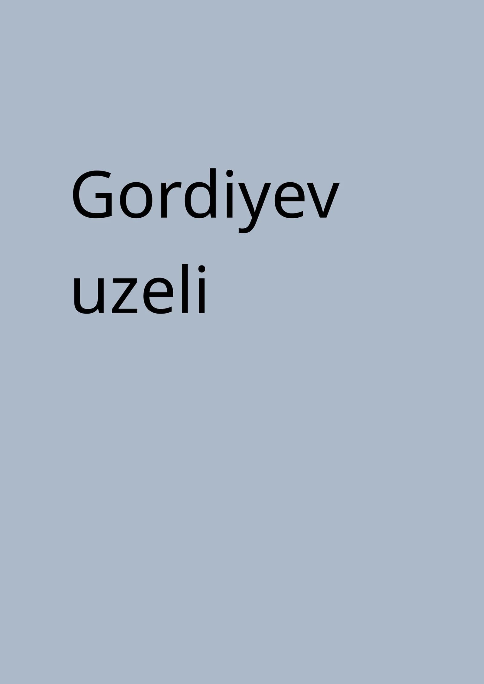 Gordiyev uzeli