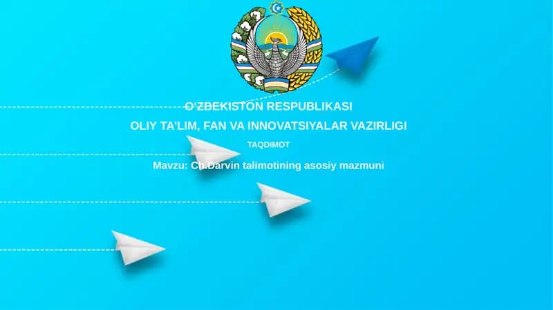 Ch.Darvintalimotiningasosiymazmuni