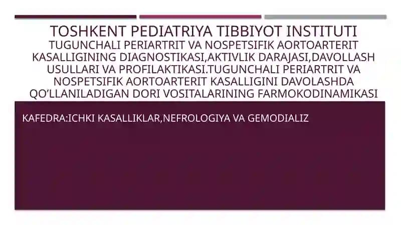 Tugunchali periartrit