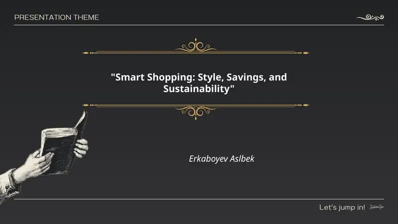 Smart Shopping: Style, Savings, and Sustainability