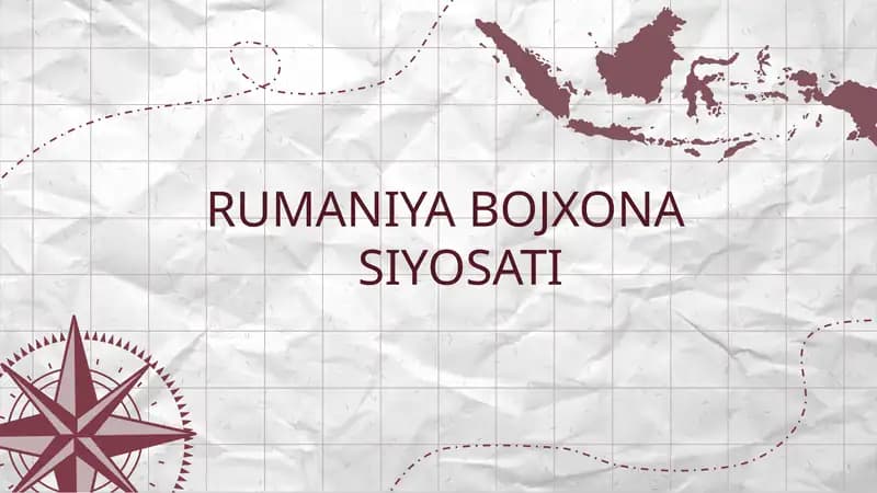 RUMANIYA BOJXONA SIYOSATI