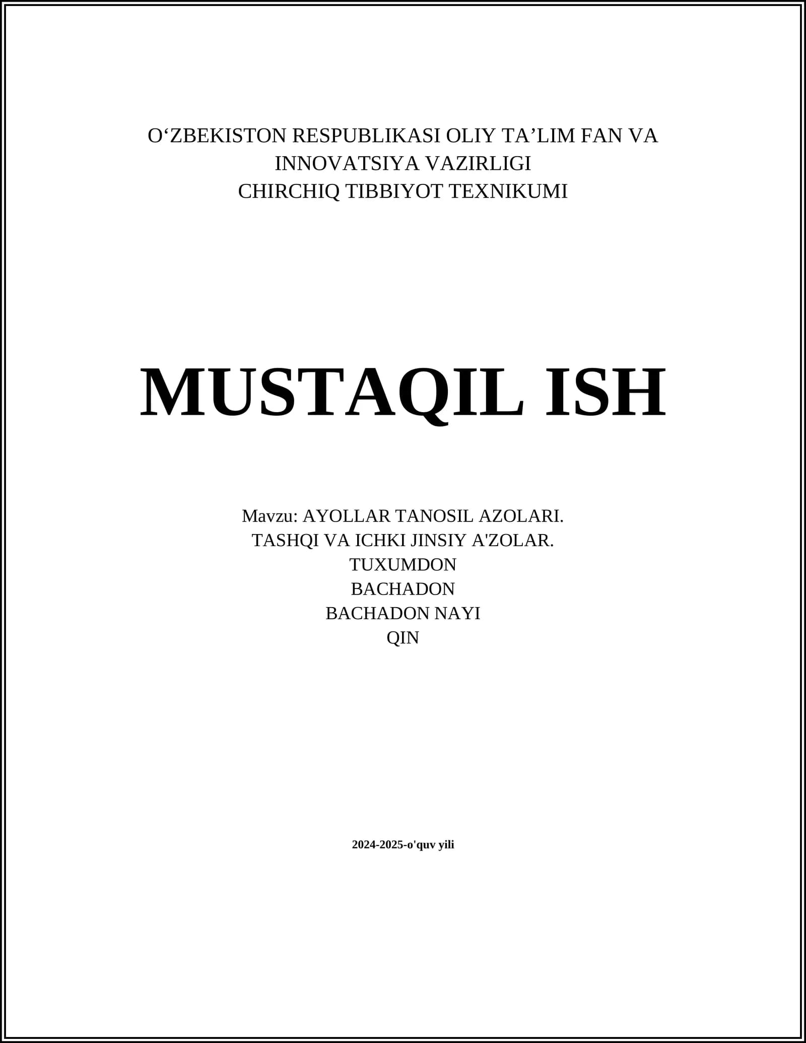 AYOLLAR TANOSIL AZOLARI