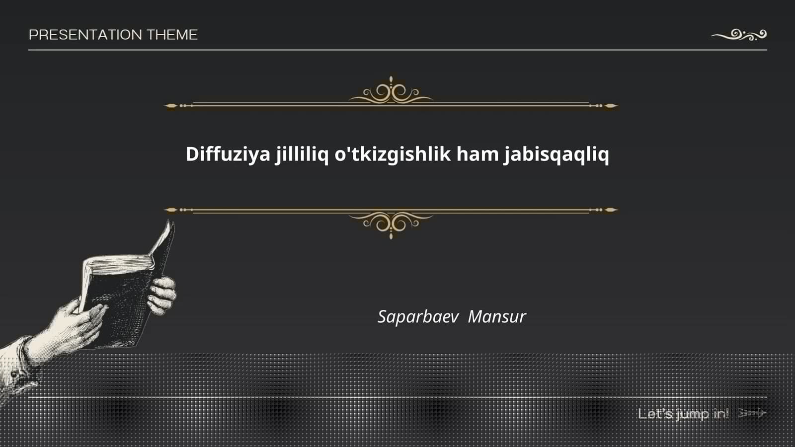 Diffuziya tushunchasi