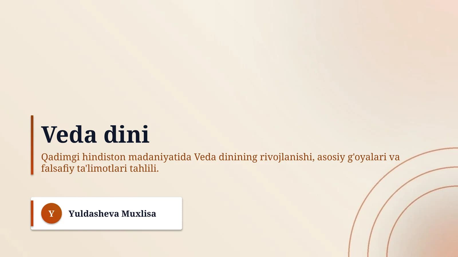 Veda dini