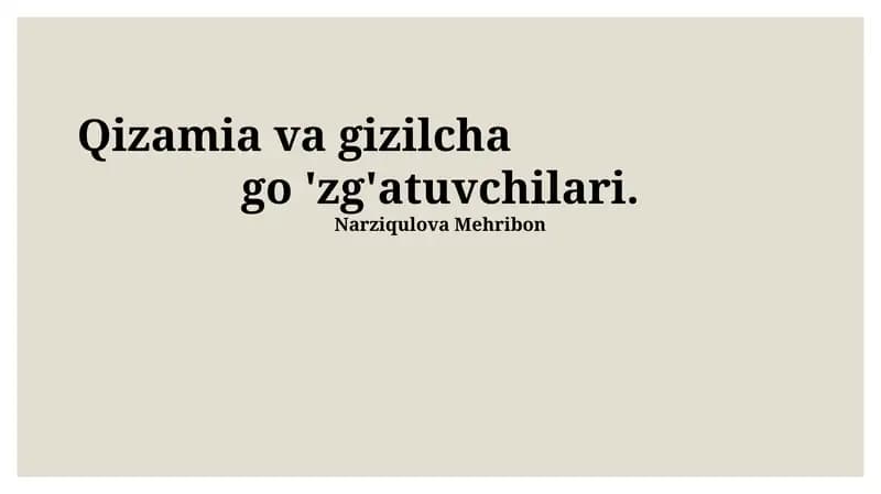 Qizamiq va qizilcha