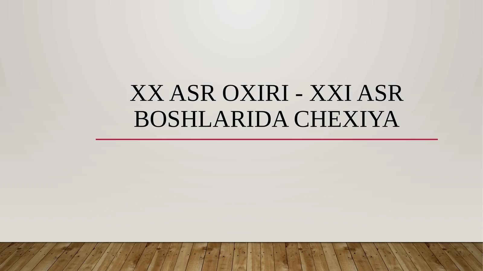 XX asr oxiri - XXI asr boshlarida Chexiya
