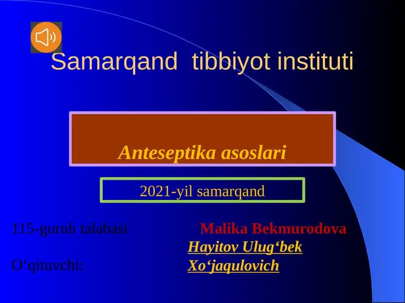 Samarqand Tibbiyot Instituti