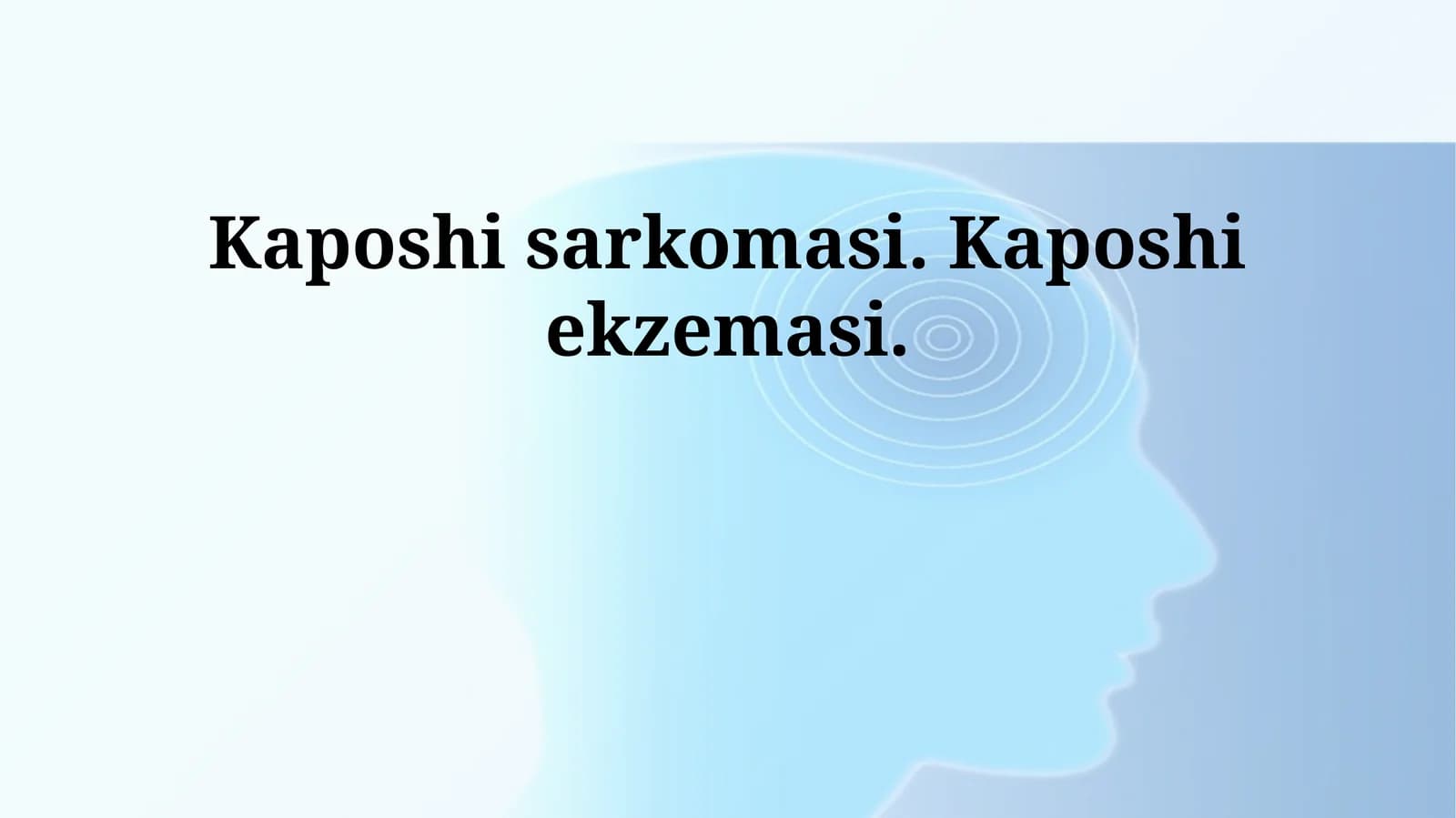 Kaposhi sarkomasi. Kaposhi ekzemasi