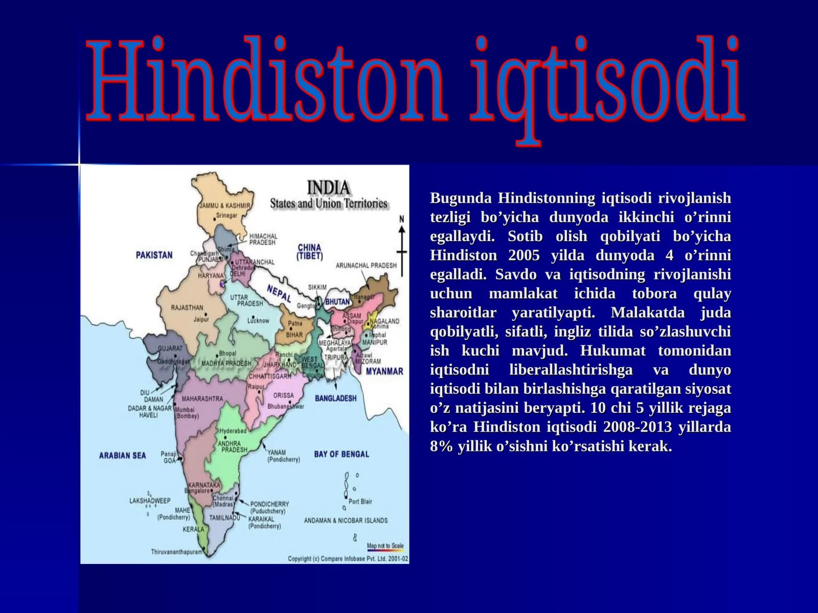 Hindiston iqtisodiy rivojlanishi