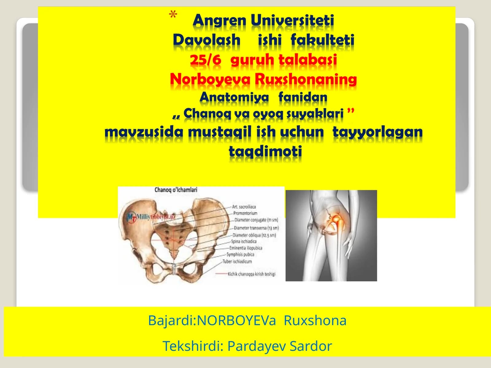 Bajardi: NORBOYEVaRuxshona