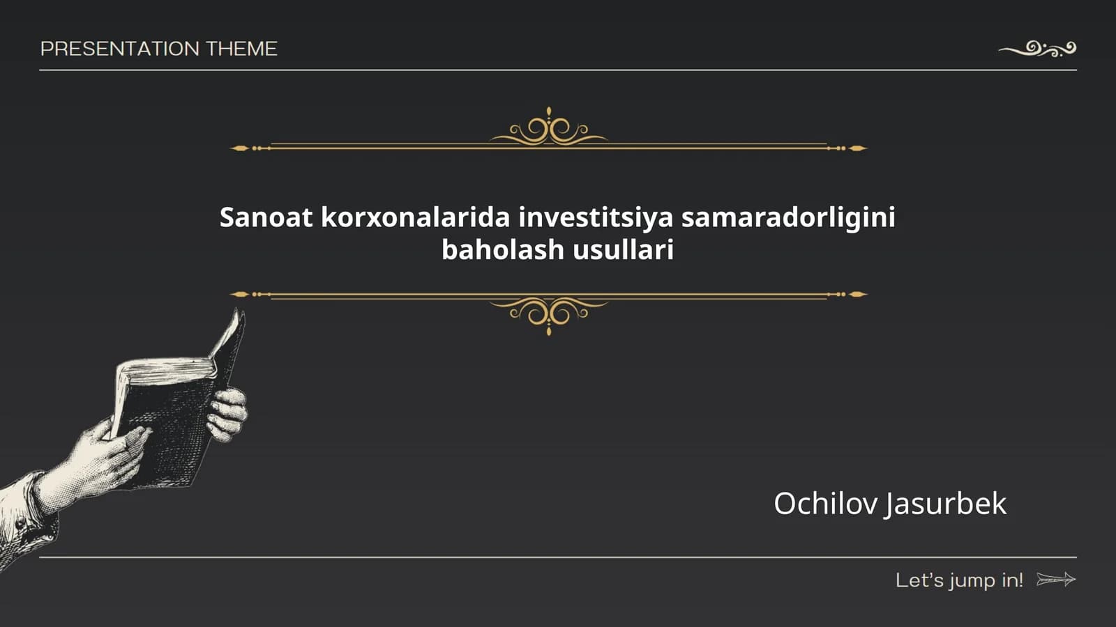 Sanoat korxonalarida investitsiya samaradorligini baholash usullari