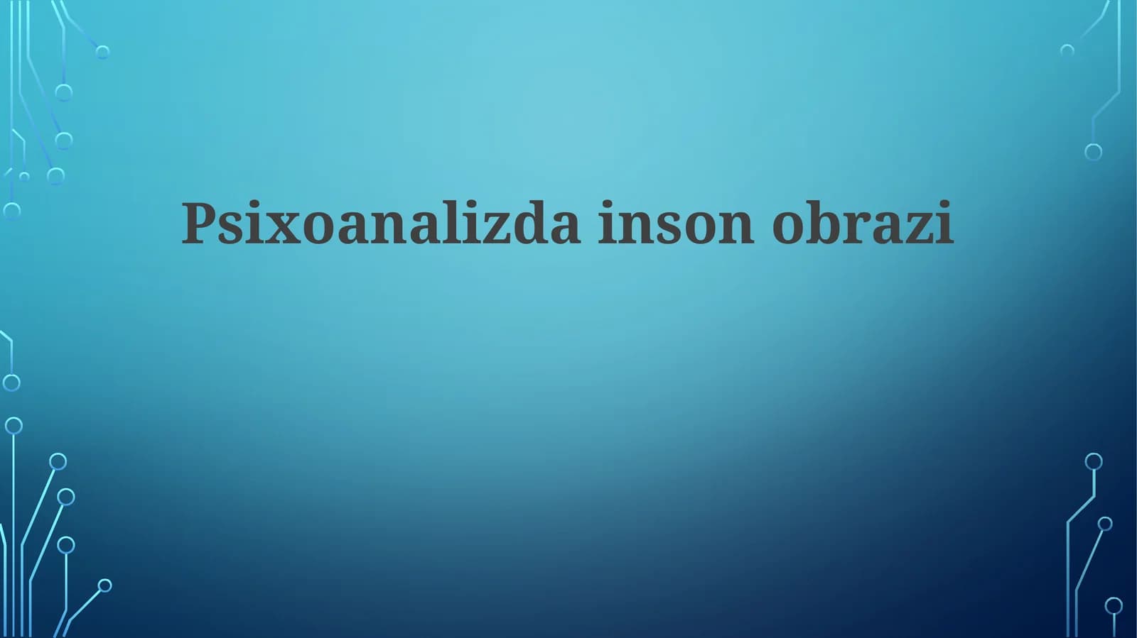 Psixoanalizdainsonobrazi
