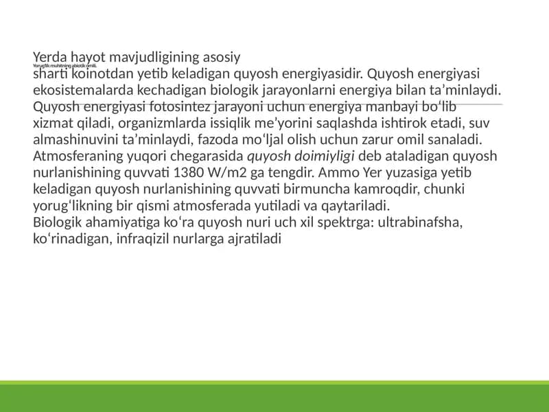 Quyosh energiyasi