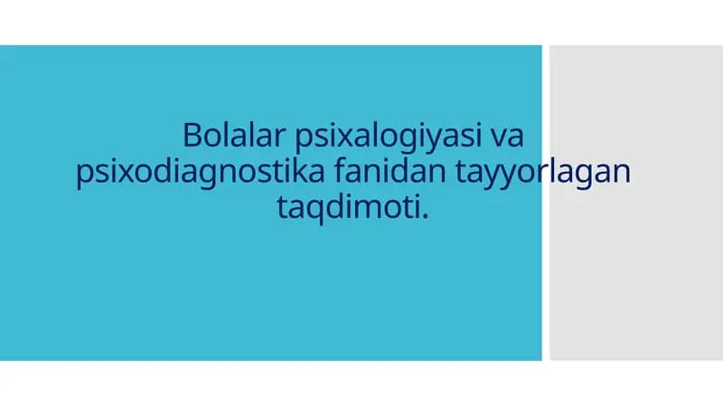 Psixologik tadqiqot shakillari