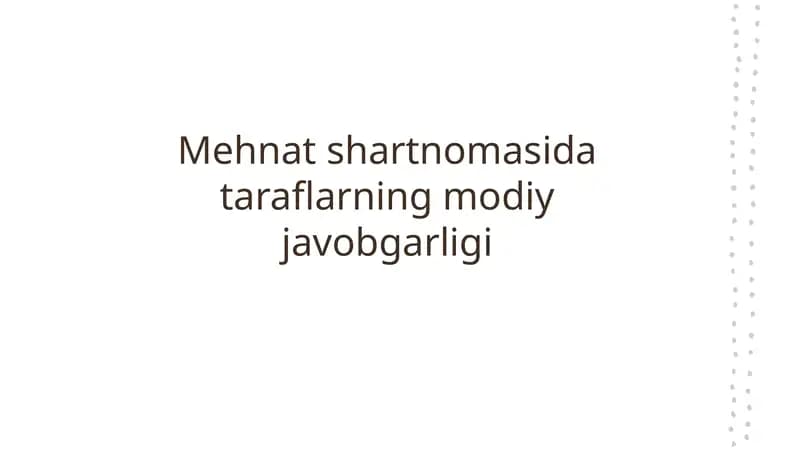 Mehnat shartnomasi