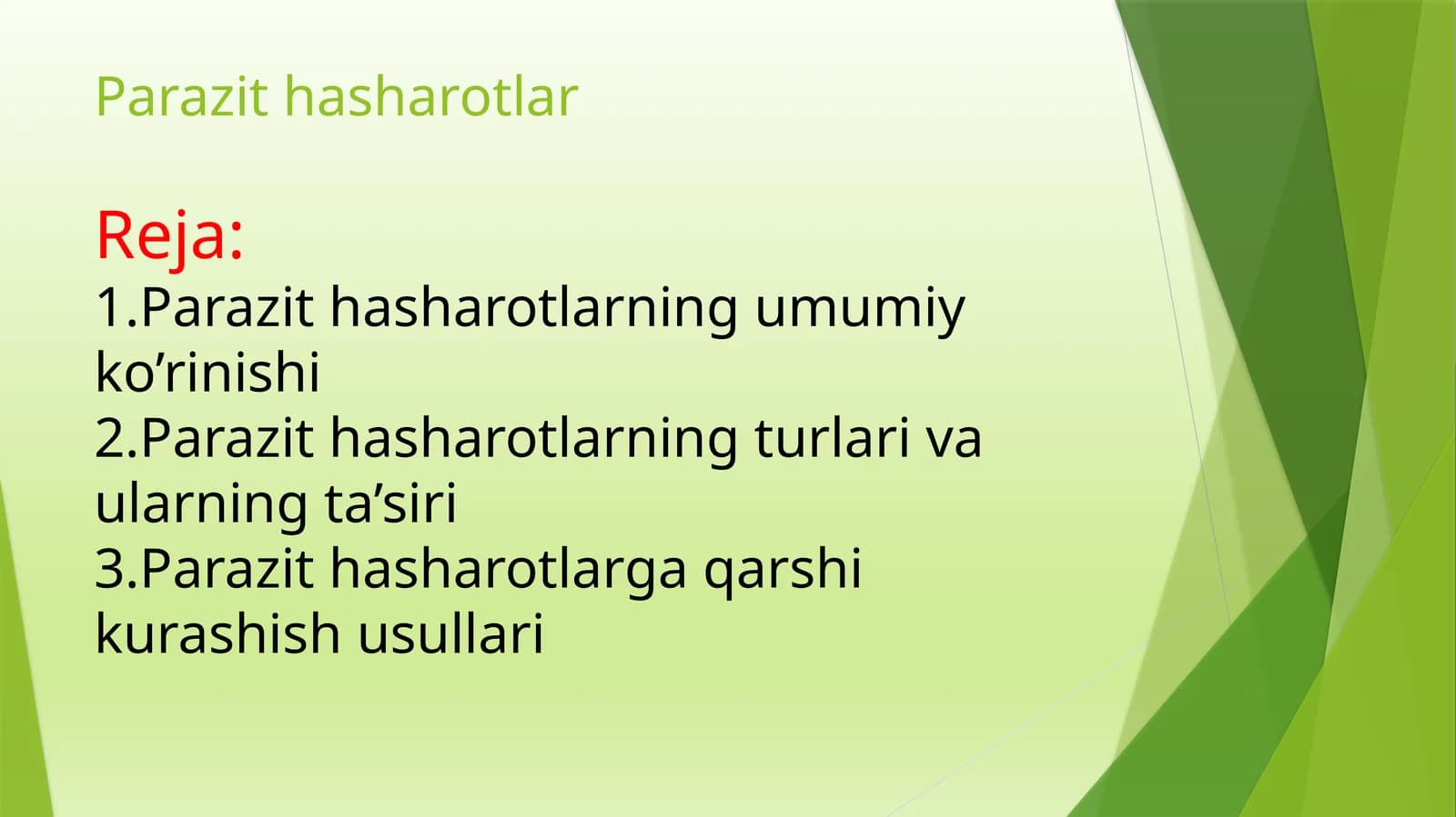 Parazit hasharotlar