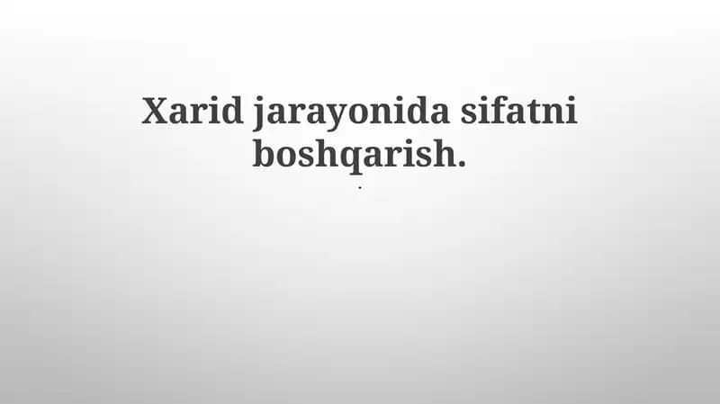 Sifatni boshqarish