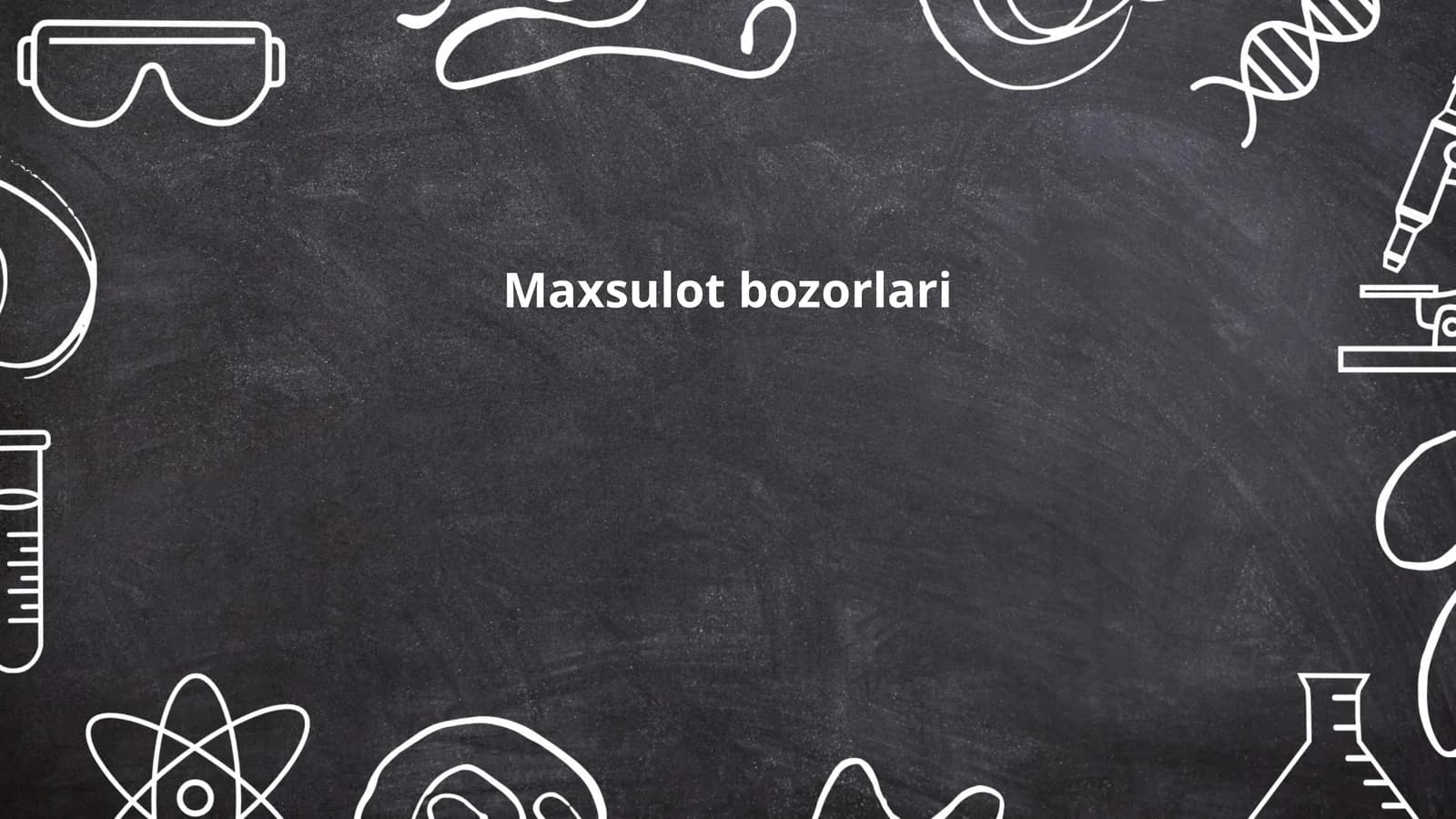 Maxsulot bozorlari