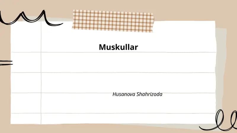 Muskullar