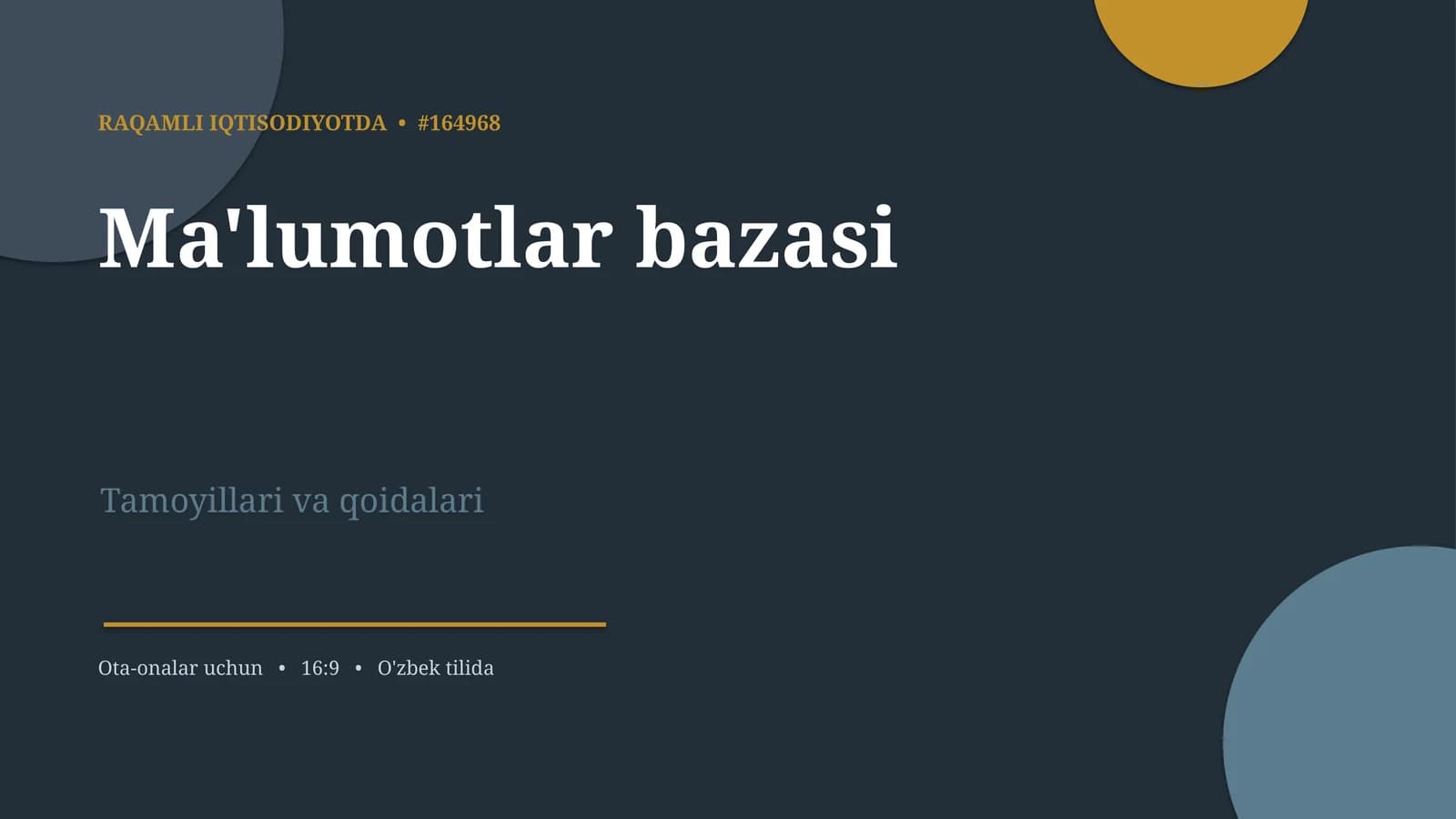 Raqamli iqtisodiyotda