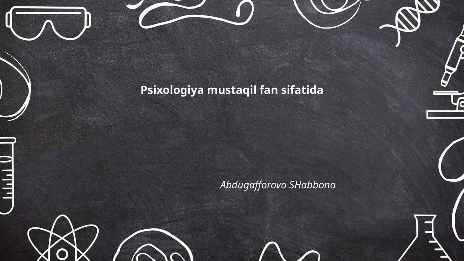 Psixologiya mustaqil fan sifatida