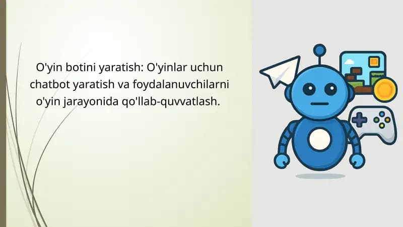 O'yin botini yaratish