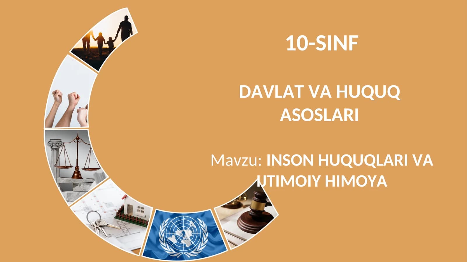 INSON HUQUQLARI VA IJTIMOIY HIMOYA