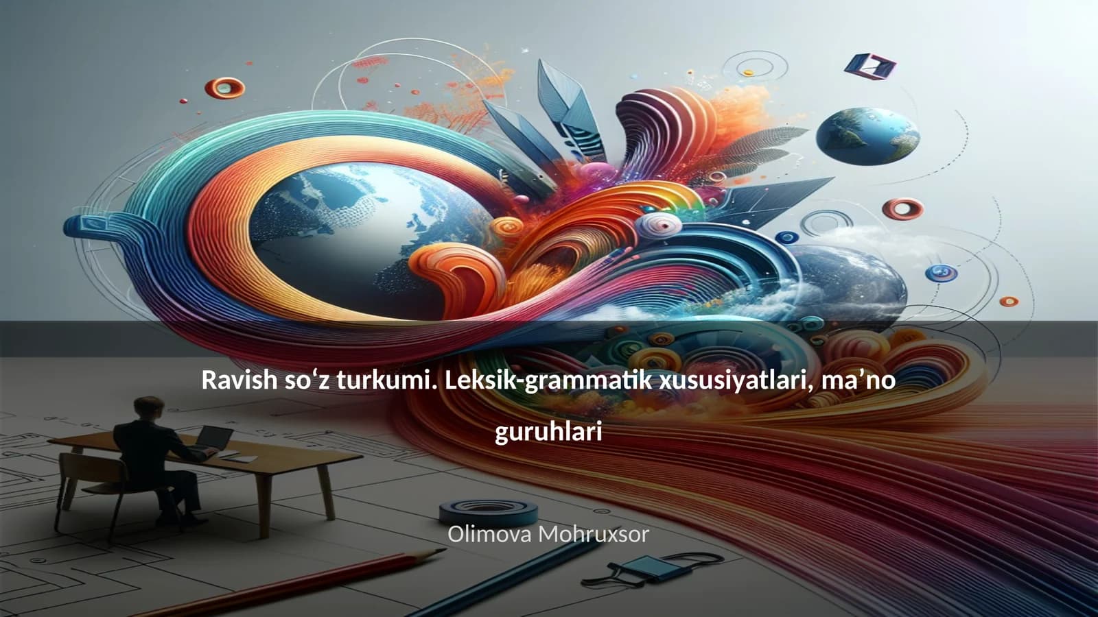 Ravish soʻz turkumi. Leksik-grammatik xususiyatlari, maʼno guruhlari