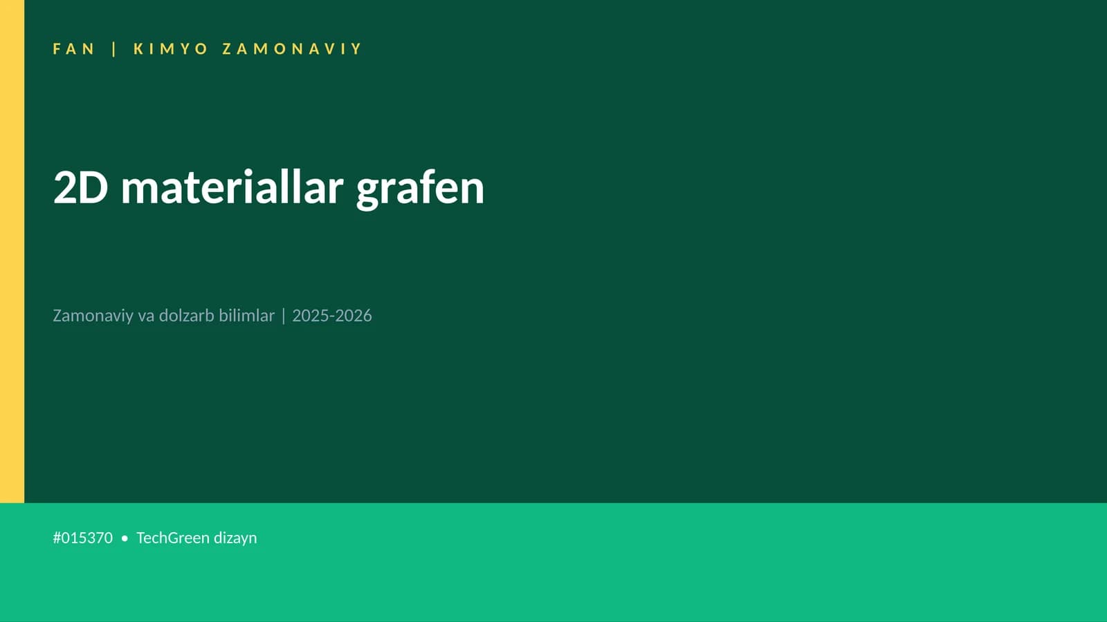 2D materiallar grafen