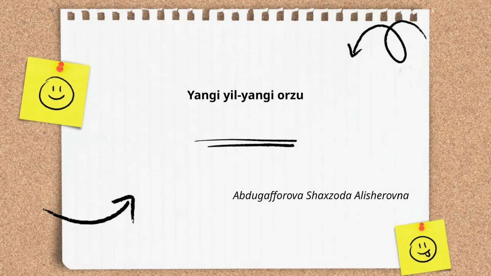 Yangi yil-yangi orzu