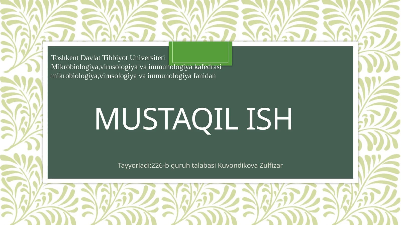 Ovqatdan zaxarlanish kasalliklari