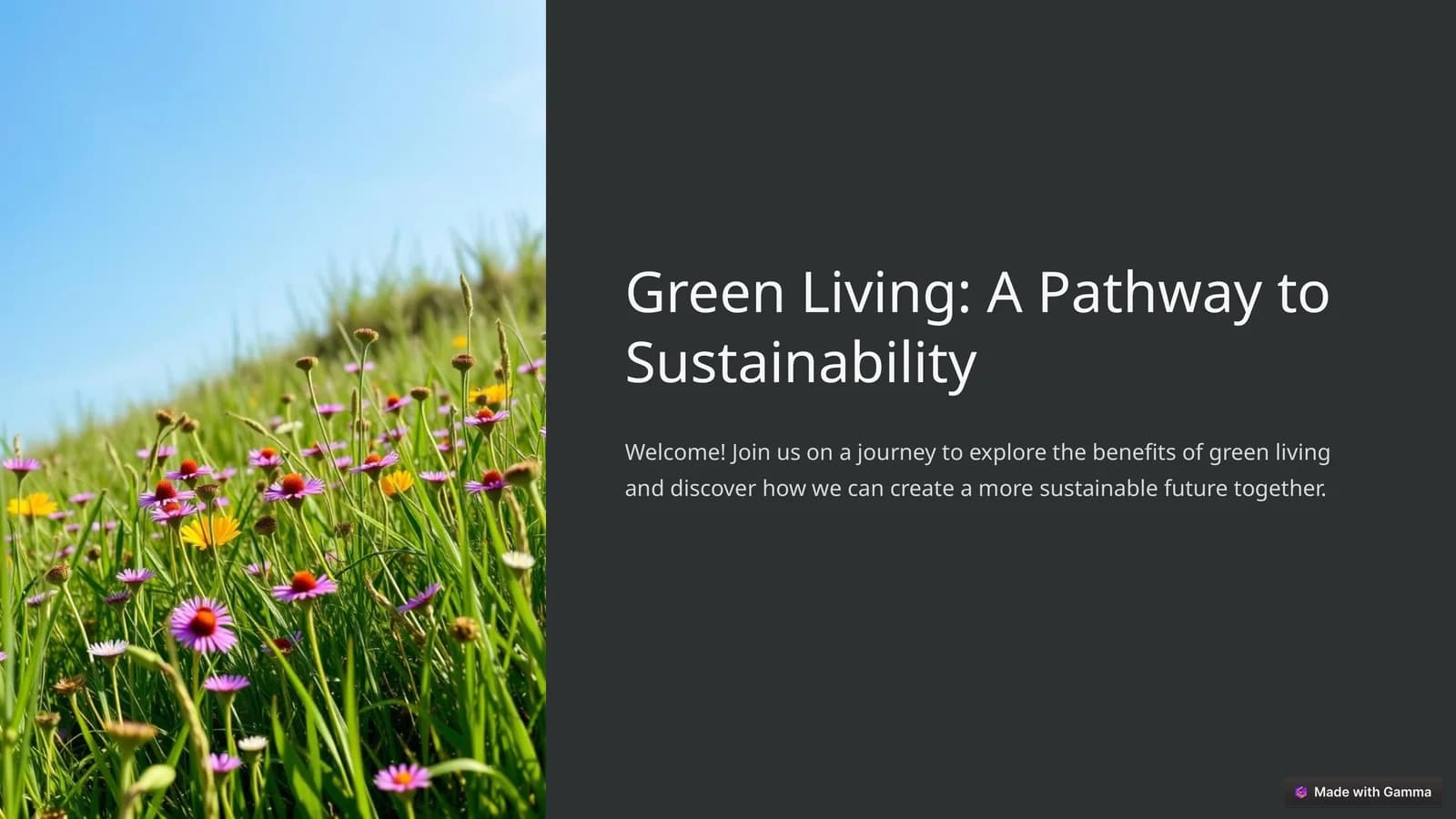 Green Living: A Pathway to Sustainability
