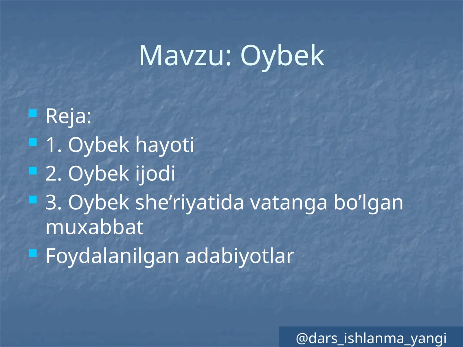 Oybek