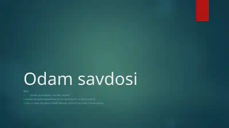 Odam savdosi