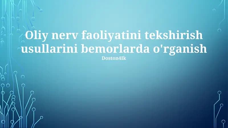 Neyro tasvirlash texnologiyalari