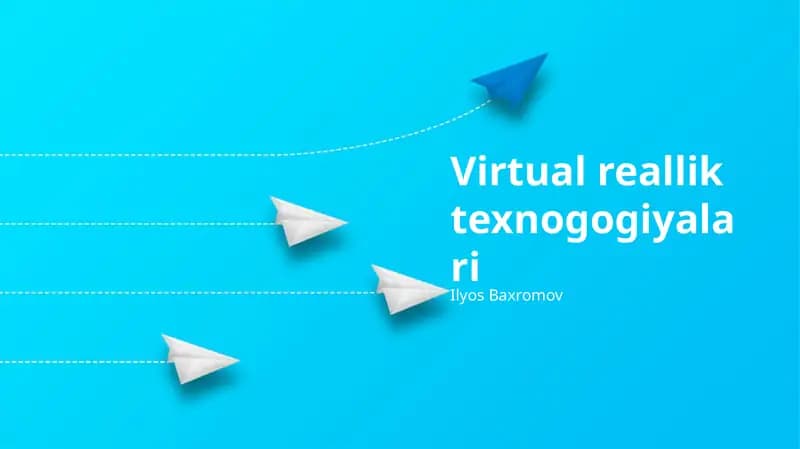 Virtual Haqiqat Texnologiyalari
