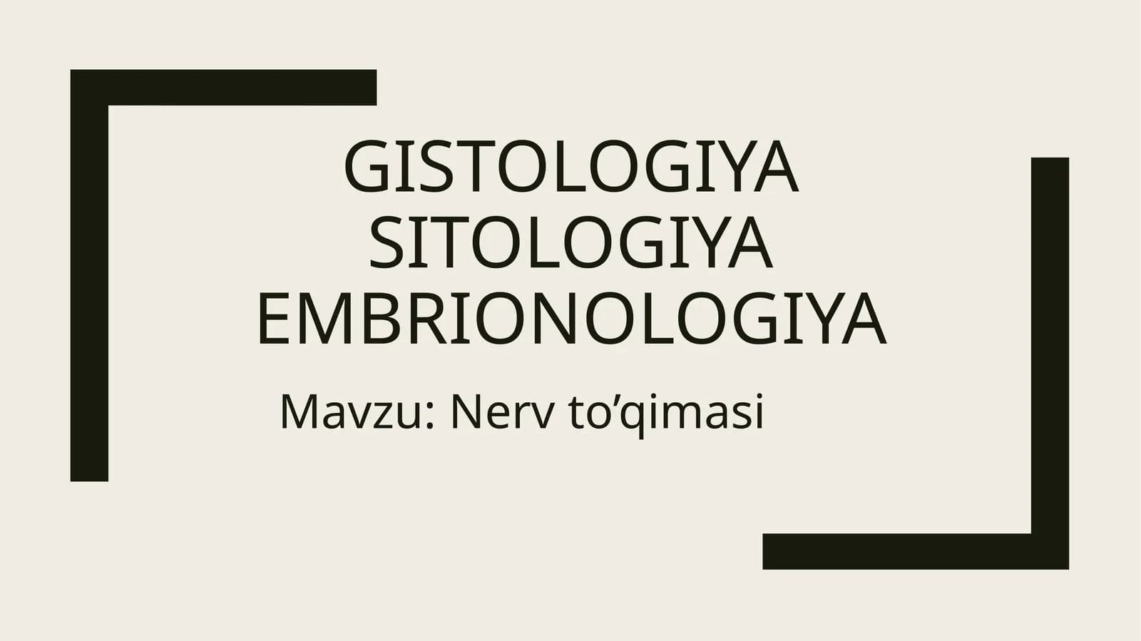 Nerv to‘qimasi