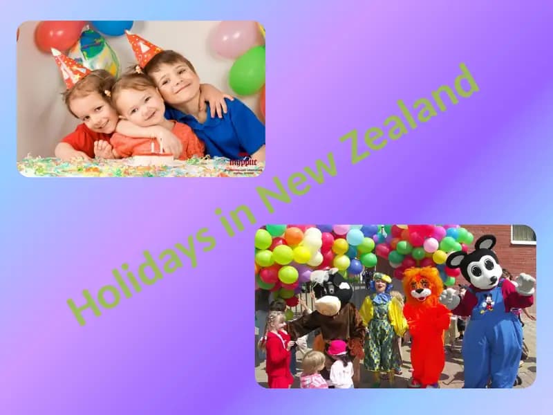 Holidays in New Zealand