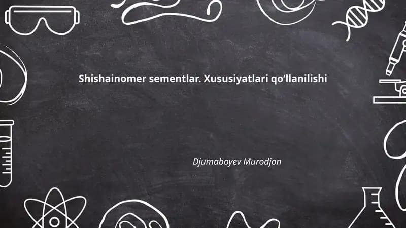 Shishainomer sementlar
