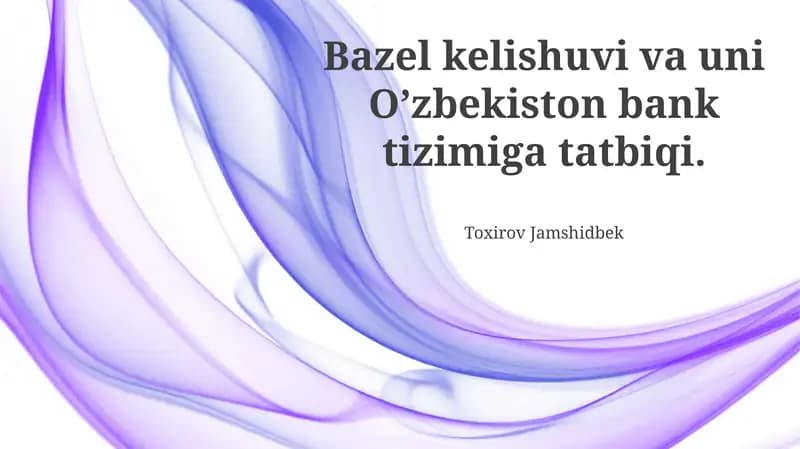 Bazel Bitimlari va ularning mohiyati