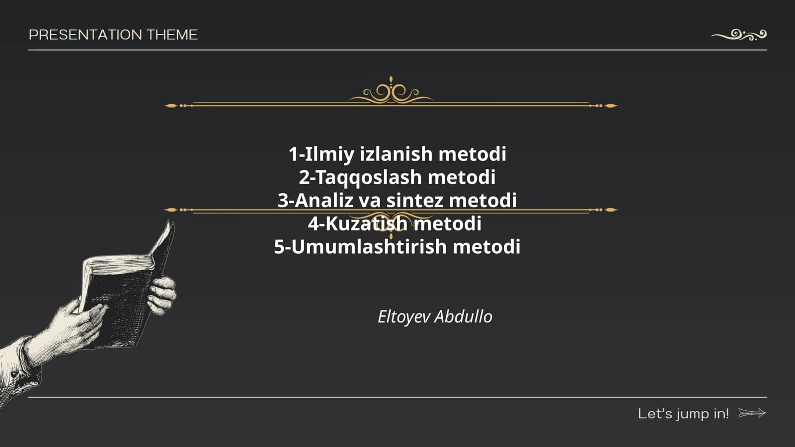 Ilmiy izlanish metodlari