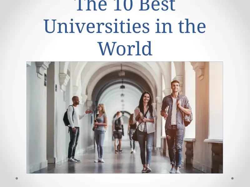 The 10 Best Universities in the World